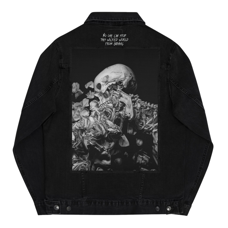 The Used Denim Jacket with Pin Pack