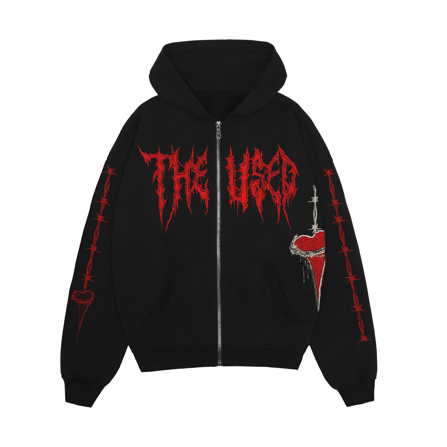 Custom Tour Zip Hoodie – The Used Shop