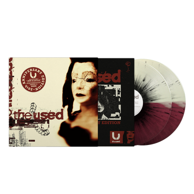 The Used Self Titled 20th Anniversary LP (Bone -N- Oxblood w/ Black Splatter Variant)